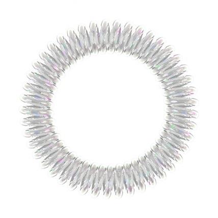 Invisibobble SLIM Bauble - Резинка-браслет для волос, серебряный, 3шт