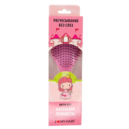 I Love My Hair - Щетка Spider в детской упаковке 1502 розовая глянцевая L