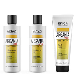 Epica Argania Rise Organic - Набор (шампунь 250мл+кондиционер 250мл+маска 250мл)