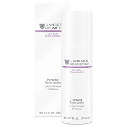 Janssen Cosmetics Oily Skin Purifying Tonic Lotion - Тоник jчищающий и сужающий поры, 200мл
