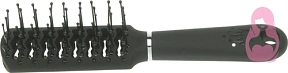 Расческа Шарм продувная с пластиковым штифтом, прямоугольная мини 18 см