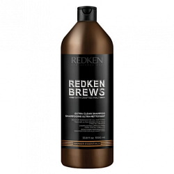 Redken Brews Extra Clean Shampoo - Шампунь для интенсивного очищения, 1000мл