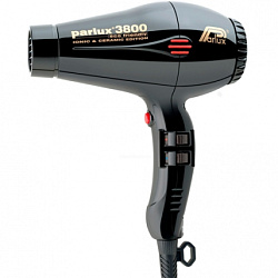Parlux Eco Friendly 3800 Ion+Ceramic - Фен для волос (черный, 2100W)
