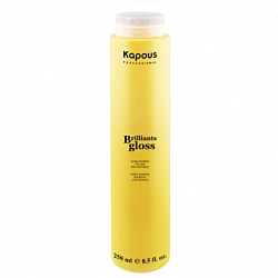 Kapous Professional Brilliants Gloss - Шампунь-блеск для волос с пантенолом, 250мл