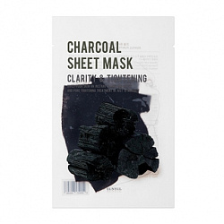 Eunyul - Тканевая маска для лица с древесным углем, 22мл