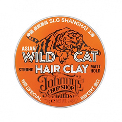 Johnny's Chop Shop Wild Cat Hair Clay - Глина для устойчивой фиксации волос, 70гр