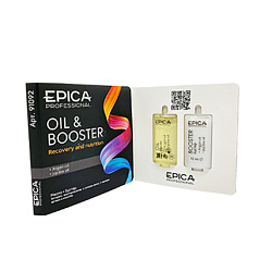 Epica Oil+Booster для экспресс восстановления и питания волос, 2*10мл