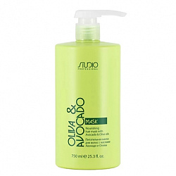 Kapous Professional Studio - Маска увлажняющая для волос с маслом авокадо и оливы, 750мл 