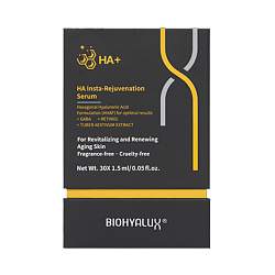 Biohyalux Insta-Rejuvenation Serum - Сыворотка для лица эффектом моментального омоложения, 30*1,5мл