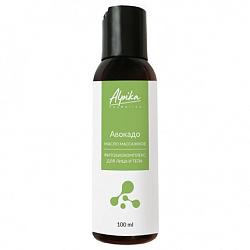 Alpika - Масло массажное для лица и тела Авокадо, 100мл
