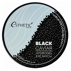 Esthetic House Black Caviar - Гидрогелевые патчи для глаз, 60шт