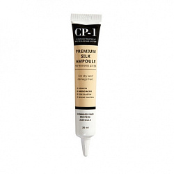 CP-1 Premium Silk Ampoule - Несмываемая сыворотка для волос с протеинами шелка, 4*20мл