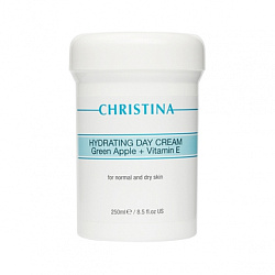 Christina Hydrating Day Cream Green Apple+Vitamin E - Крем дневной увлажняющий, 250мл