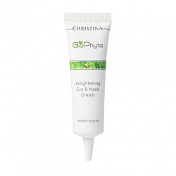 Christina Bio Phyto Enlightening Eye and Neck Cream - Крем осветляющий для кожи вокруг глаз и шеи, 30мл