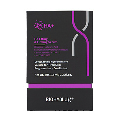 Biohyalux Lifting & Firming Serum - Сыворотка для лица подтягивающая и укрепляющая, 30*1,5мл
