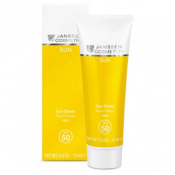 Janssen Cosmetics Sun Shield SPF 50 - Эмульсия для лица и тела с максимальной защитой, 75мл