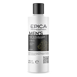 Epica Men's 3 в 1 - Универсальный шампунь для волос и тела, 250мл