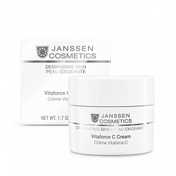 Janssen Cosmetics Demanding Skin Vitaforce C Cream - Регенерирующий крем с витамином C, 50мл