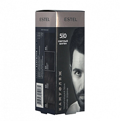 Estel Professional Alpha Homme - Набор для камуфляжа волос 5/0 светлый шатен