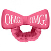 Double dare OMG! - Бант-повязка для фиксации волос ярко-розовая