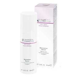 Janssen Cosmetics Oily Skin Microsilver Serum - Сыворотка с антибактериальным действием, 30мл
