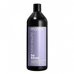 Matrix Color Obsessed So Silver - Шампунь для нейтрализации желтизны, 1000мл
