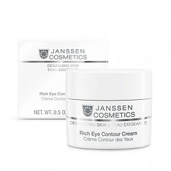 Janssen Cosmetics Demanding Skin Rich Eye Contour Cream - Крем питательный для кожи вокруг глаз, 15мл