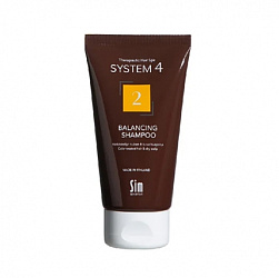 Sim Sensitive System 4 - Терапевтический шампунь №2 для сухой кожи головы и поврежденных волос, 75мл
