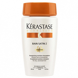 Kerastase Nutritive Satin №2 - Шампунь-ванна для сухих и чувствительных волос Сатин №2, 250мл