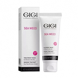 GIGI Sea Weed Treatment Mask - Маска лечебная матирующая для комбинированной и жирной кожи, 75мл 