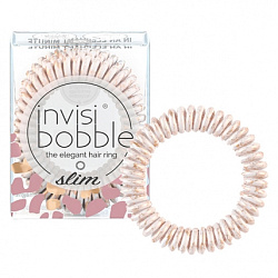 Invisibobble Slim In an Elephant Minute - Резинка-браслет для волос, нежно-розовый, 3шт