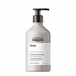 L'Oreal Professionnel Silver - Шампунь для осветленных и седых волос, 500мл