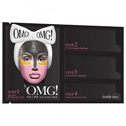 Double dare OMG! - Комплекс масок 4in1 для ухода за комбинированной кожей лица