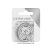 Invisibobble Slim Crystal Clear - Резинка-браслет для волос, прозрачный (с подвесом), 3шт