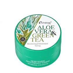 Esthetic House Aloe Vera&amp;Green Tea - Гидрогелевые патчи для глаз, 60шт
