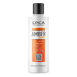 Epica Amber shine Organic - Кондиционер для востановления и питания волос, 250мл