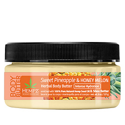 Hempz Sweet Pineapple & Honey Melon Herbal Body Butter - Крем питательный для тела Ананас и Медовая Дыня, 227гр