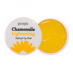 Petitfee Chamomile Lightening - Гидрогелевые патчи для глаз, 60шт