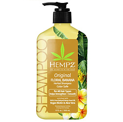 Hempz Original Herbal Shampoo For Damaged & Color Treated Hair - Шампунь Оригинальный для поврежденных волос, 500мл