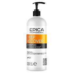 Epica Deep Recover - Шампунь для восстановления поврежденных волос, 1000мл