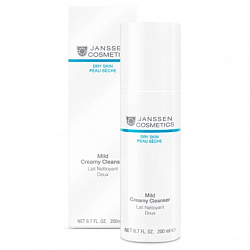 Janssen Cosmetics Dry Skin Mild Creamy Cleanser - Эмульсия очищающая, 200мл 