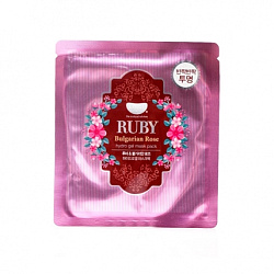 Koelf Ruby&Bulgarian Rose Hydro Gel Mask Pack - Гидрогелевая маска для лица с рубиновой пудрой и болгарской розой, 30г