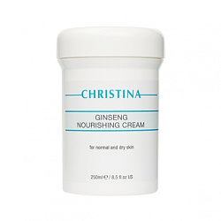 Christina Ginseng Nourishing Cream - Крем питательный для нормальной и сухой кожи, 250мл