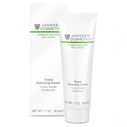Janssen Cosmetics Combination Skin Tinted Balancing Cream - Крем для лица балансирующий с тонирующим эффектом, 50мл
