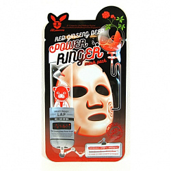 Elizavecca Power Ringer - Тканевая маска регенерирующая с красным женьшенем, 1шт