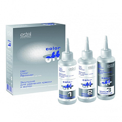 Estel Professional Color off - Эмульсия для удаления краски с волос, 3*120мл