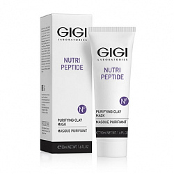 GIGI Nutri Peptide Purifying Clay Mask Oily Skin - Очищающая глиняная маска для жирной кожи, 50мл