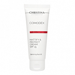 Christina Comodex Mattify & Protect Cream SPF15 - Крем матирующий защитный, 75мл