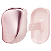 Tangle Teezer Compact Styler Pink Matte Chrome - Расческа для волос, нежно-розовый