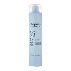 Kapous Professional Blond Bar - Шампунь с антижелтым эффектом, 300мл